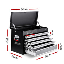 Load image into Gallery viewer, Giantz 9 Drawer Tool Box Cabinet Chest Toolbox Storage Garage Organiser Grey
