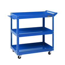 Load image into Gallery viewer, Giantz 3-Tier Tool Cart Trolley Workshop Garage Storage Organizer Blue
