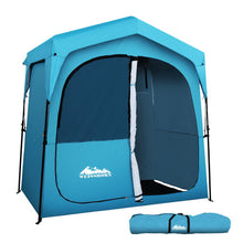 Load image into Gallery viewer, Weisshorn Double Camping Shower Toilet Tent Outdoor Fast Set Up Change Room
