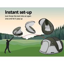 Load image into Gallery viewer, Weisshorn Instant Up Camping Tent 4-5 Person Pop up Tents Family Hiking Beach Dome
