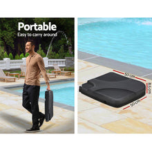 Load image into Gallery viewer, Instahut 3m Outdoor Umbrella w/Base Cantilever Garden Beach Patio Black
