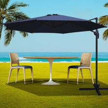 Load image into Gallery viewer, Instahut Outdoor Umbrella 3M Roma Cantilever Beach Furniture Garden 360 Degree Navy
