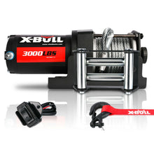 Load image into Gallery viewer, X-BULL Electric Winch 3000lbs/1360kg Wireless 12V Steel Cable ATV 4WD BOAT 4X4
