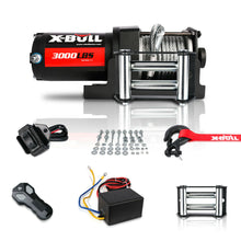 Load image into Gallery viewer, X-BULL Electric Winch 3000lbs/1360kg Wireless 12V Steel Cable ATV 4WD BOAT 4X4
