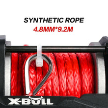 Load image into Gallery viewer, X-BULL Electric Winch 12V Wireless 3000lbs/1360kg Synthetic Rope BOAT ATV 4WD
