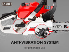 Load image into Gallery viewer, Baumr-AG 38CC Petrol Commercial Chainsaw 16 Bar E-Start 3.2 HP Chain Saw

