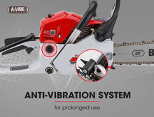 Load image into Gallery viewer, Baumr-AG 62CC Petrol Commercial Chainsaw 20 Bar E-Start Pruning Chain Saw
