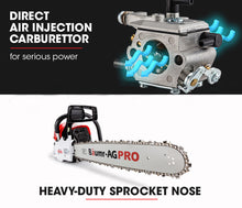 Load image into Gallery viewer, Baumr-AG 62CC Petrol Commercial Chainsaw 20 Bar E-Start Pruning Chain Saw
