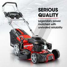 Load image into Gallery viewer, Baumr-AG Lawn Mower 18 220cc Petrol Self-Propelled Push Lawnmower 4-Stroke
