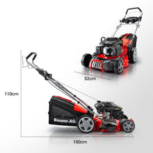 Load image into Gallery viewer, Baumr-AG Lawn Mower 18 220cc Petrol Self-Propelled Push Lawnmower 4-Stroke
