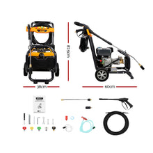 Load image into Gallery viewer, Giantz 4800PSI 8HP 15M Petrol High Pressure Cleaner Washer Water Jet Hose Gurney
